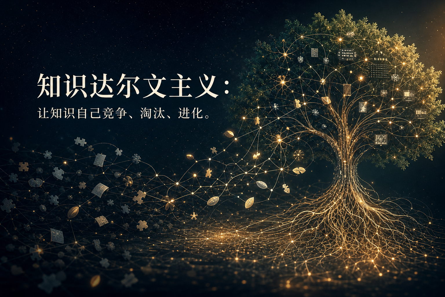知识达尔文主义：让知识自己竞争、淘汰、进化 · 封面